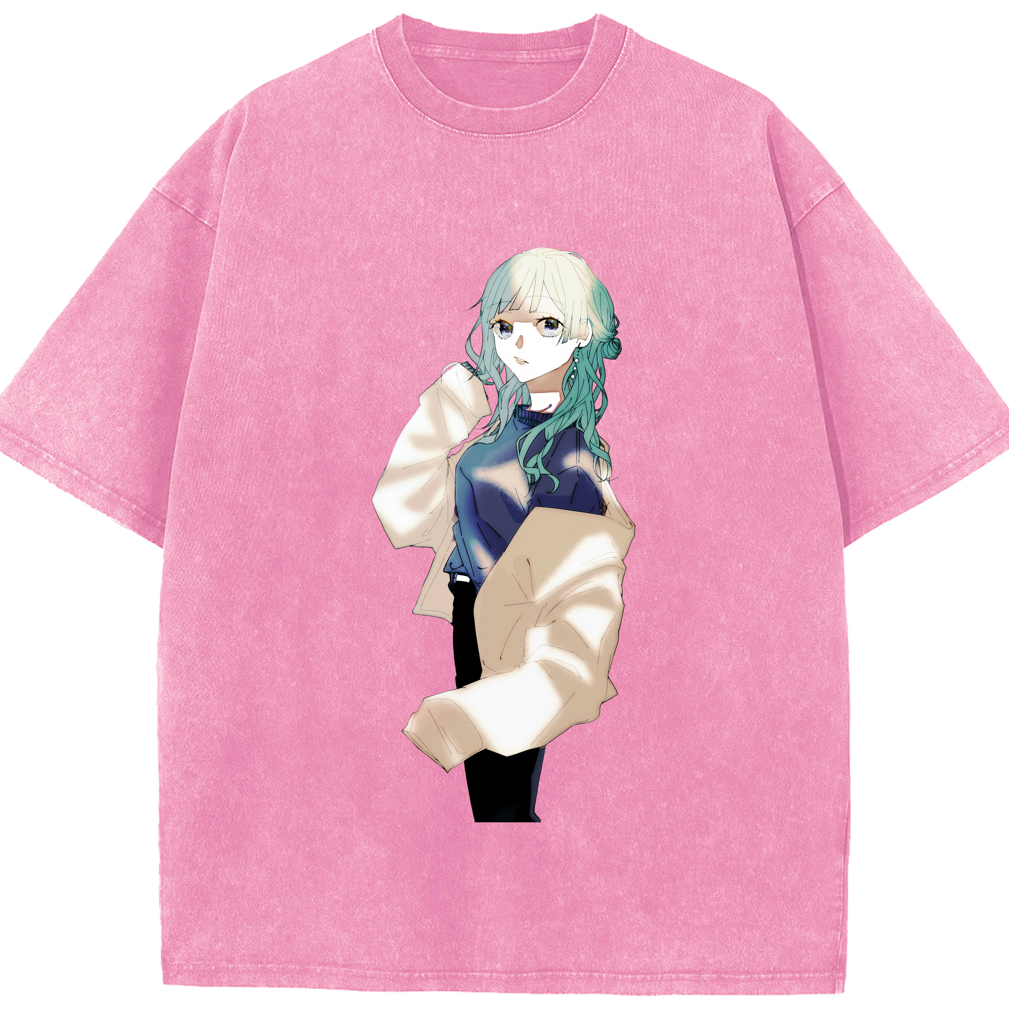 （画像用） 呪術廻戦 Jujutsu Kaisen 綿100% ヴィンテージ風 半袖Tシャツ（フロントプリント）